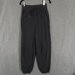 Lululemon Relaxed Fit French Terry Jogger Pants - Women's Size 6 - Black